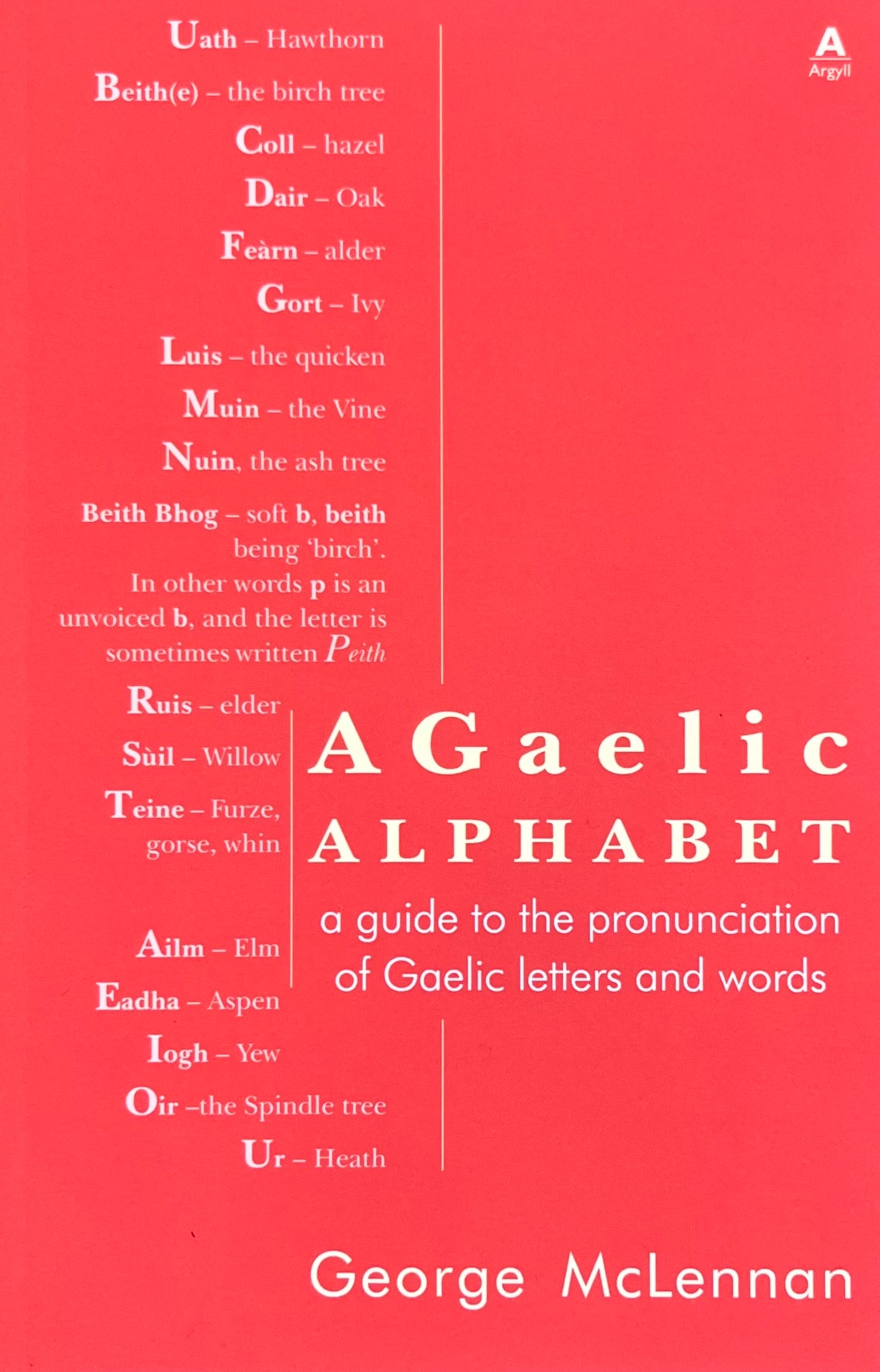 A Gaelic Alphabet Highland Village Museum