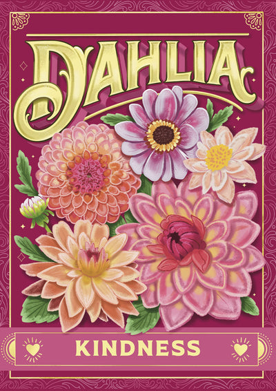 Dahlia (Kindness) - Floriography Seed Packet