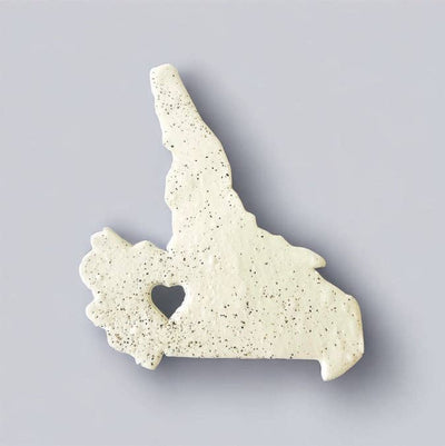 Nova Scotia Fridge Magnet Handmade from Clay & Beach Sand