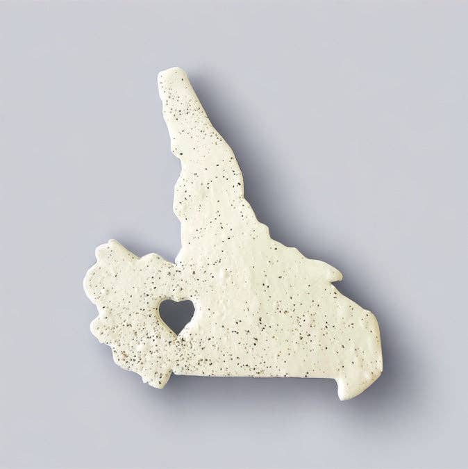 Nova Scotia Fridge Magnet Handmade from Clay & Beach Sand