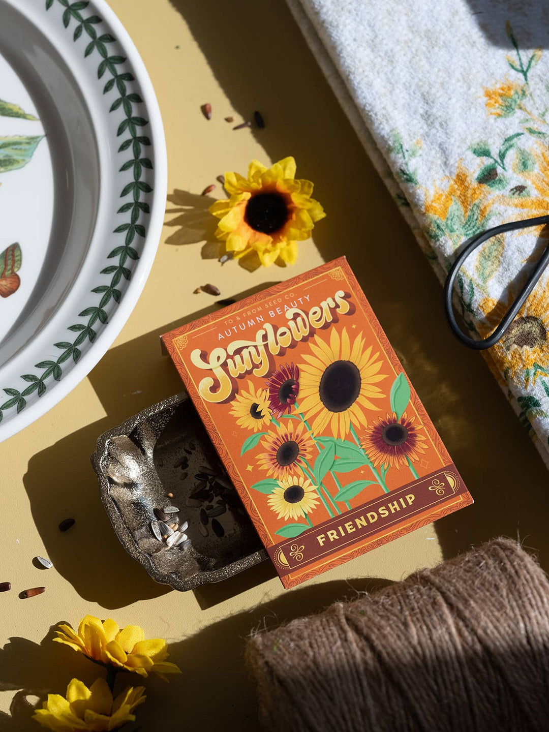 Sunflowers (Friendship) - Floriography Seed Packet
