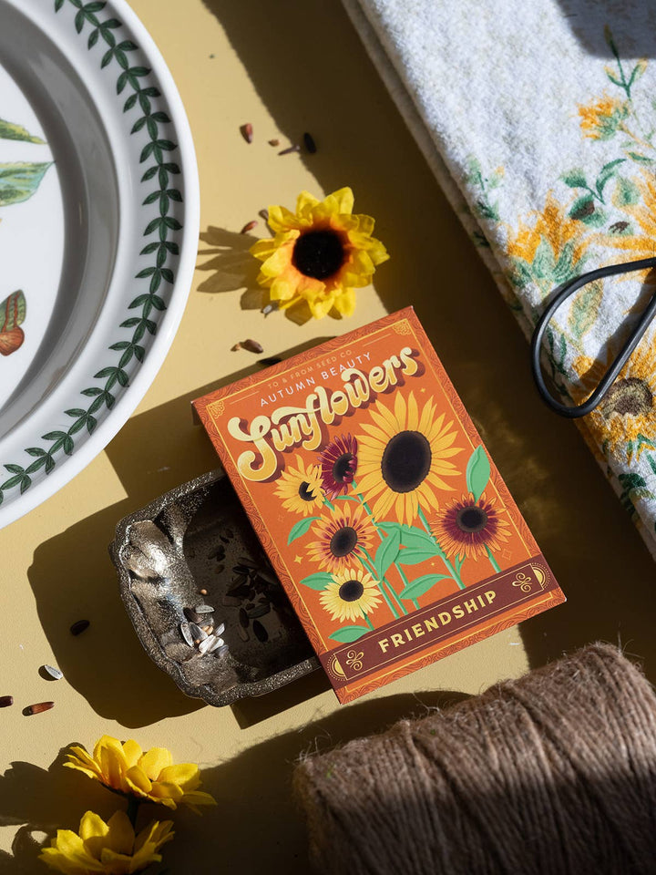 Sunflowers (Friendship) - Floriography Seed Packet