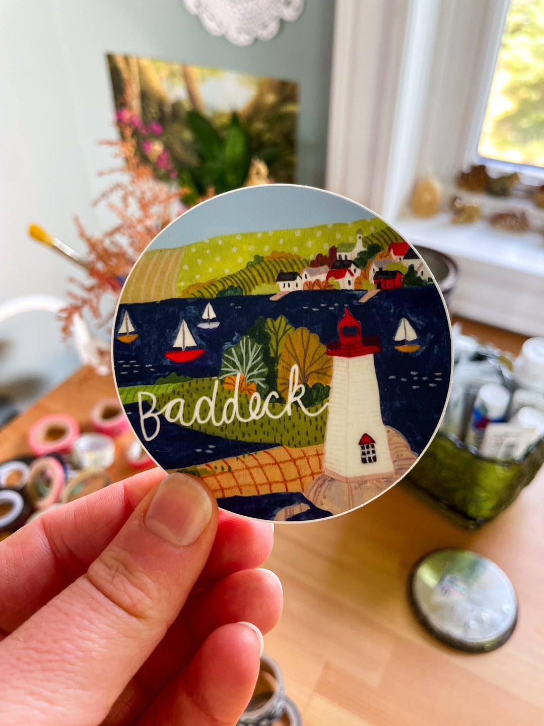 Baddeck — vinyl sticker