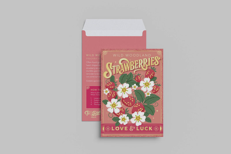 Wild Strawberries (Love & Luck) - Floriography Seed Packet