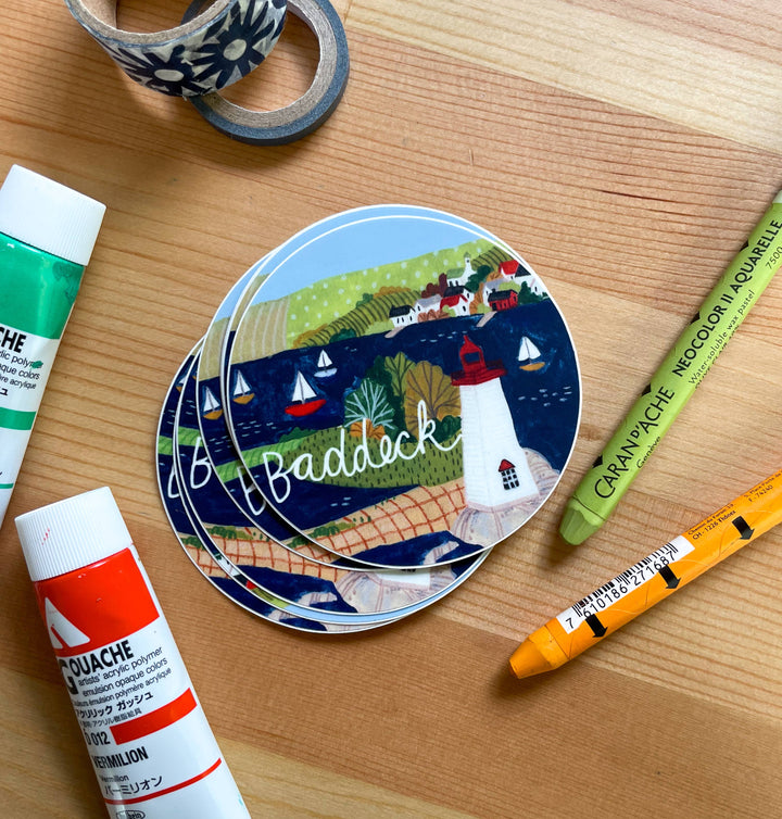 Baddeck — vinyl sticker