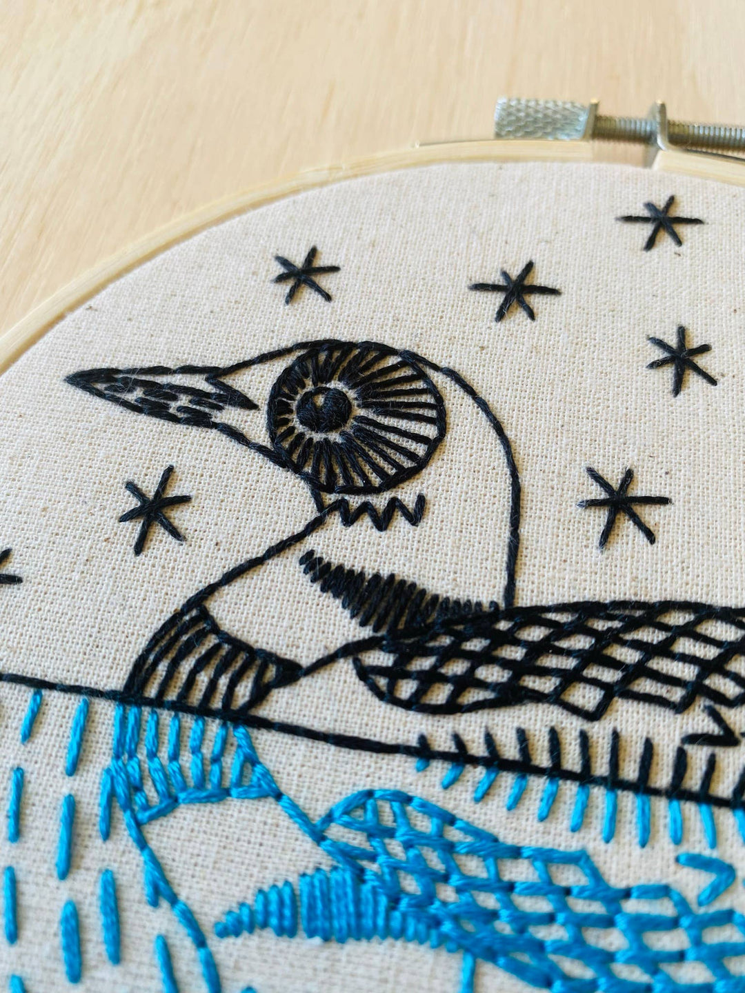 Hook, Line &amp; Tinker | Loon Embroidery Kit