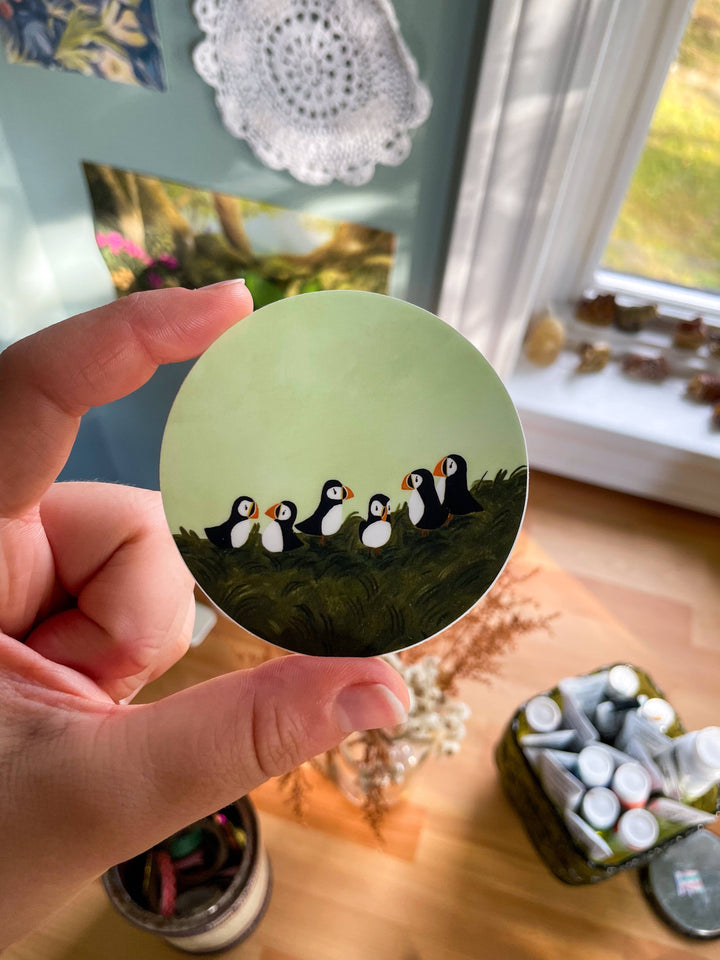 Puffins - Vinyl Sticker