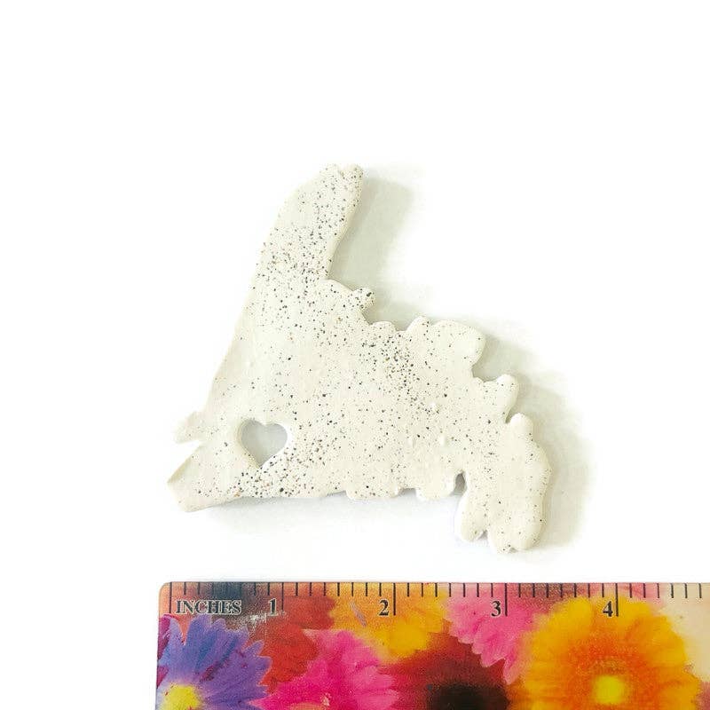 Nova Scotia Fridge Magnet Handmade from Clay & Beach Sand
