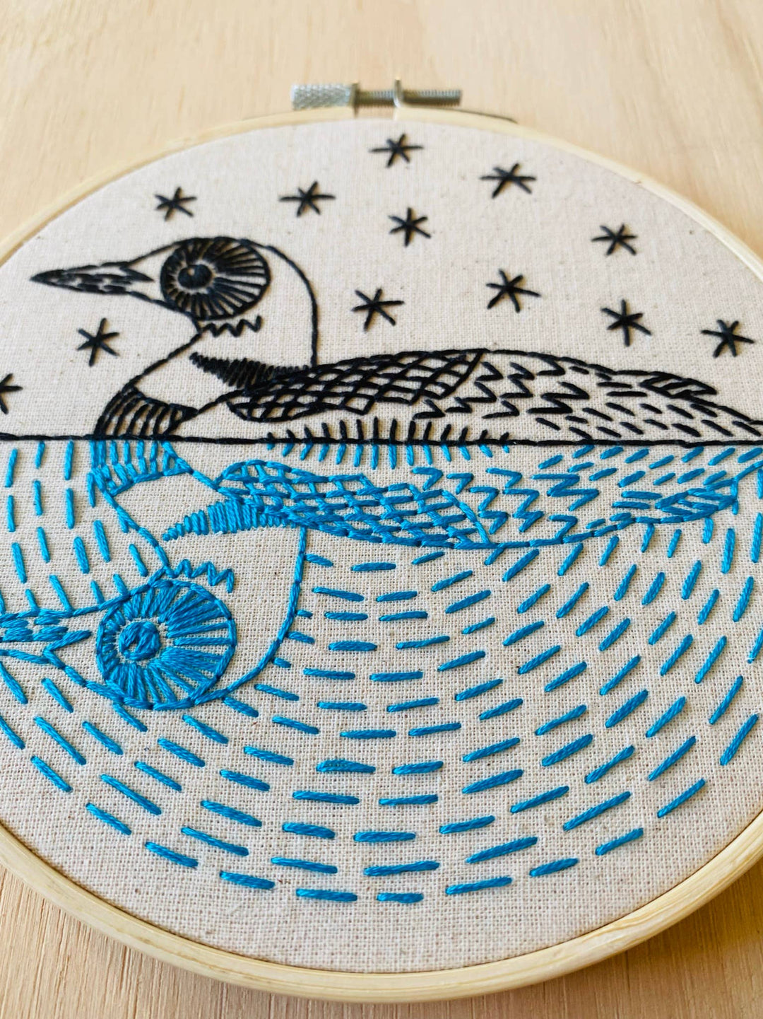 Hook, Line &amp; Tinker | Loon Embroidery Kit