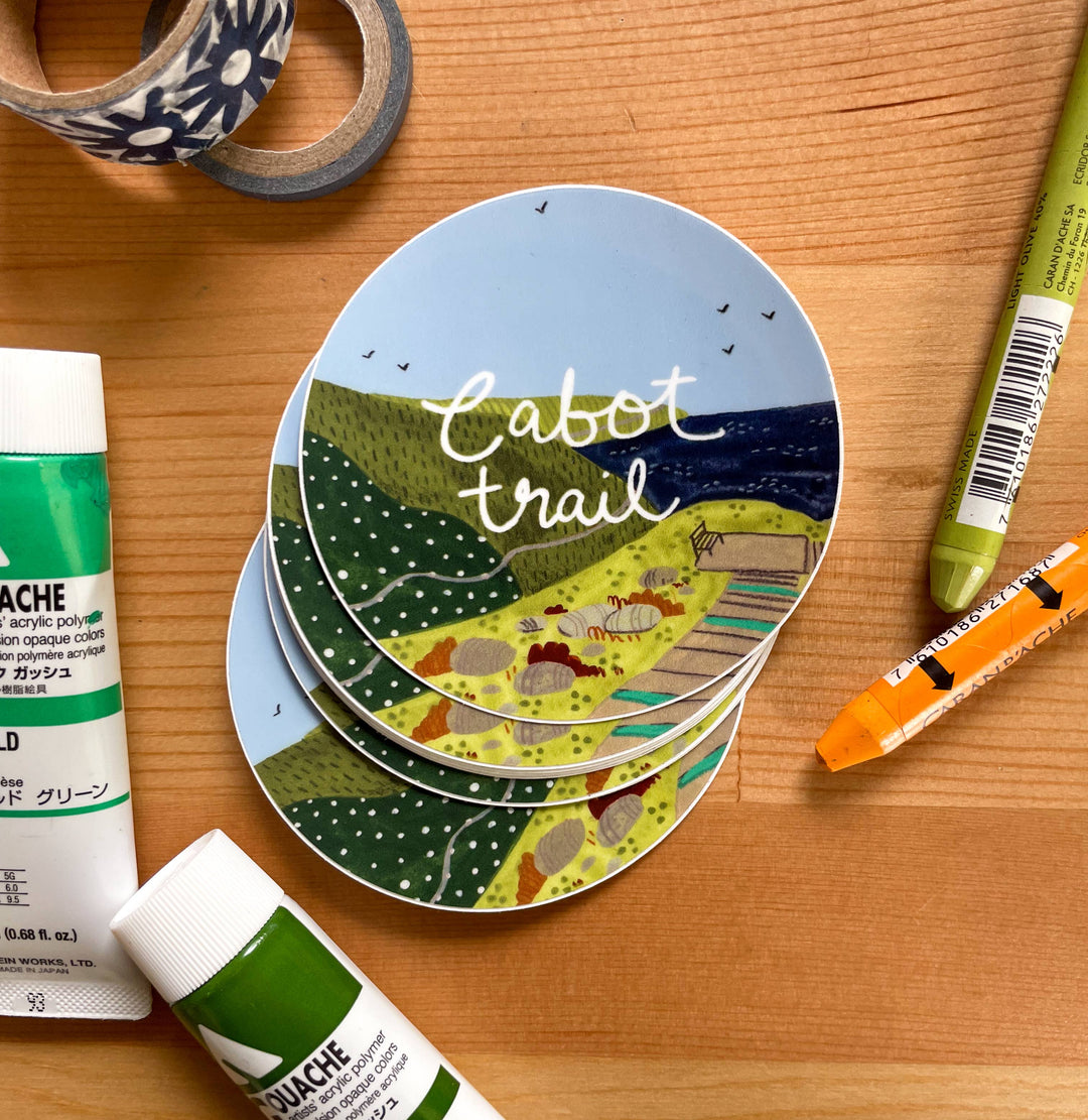 Cabot Trail — vinyl sticker
