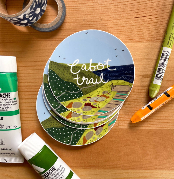 Cabot Trail — vinyl sticker