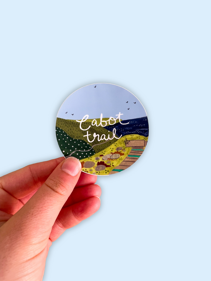 Cabot Trail — vinyl sticker