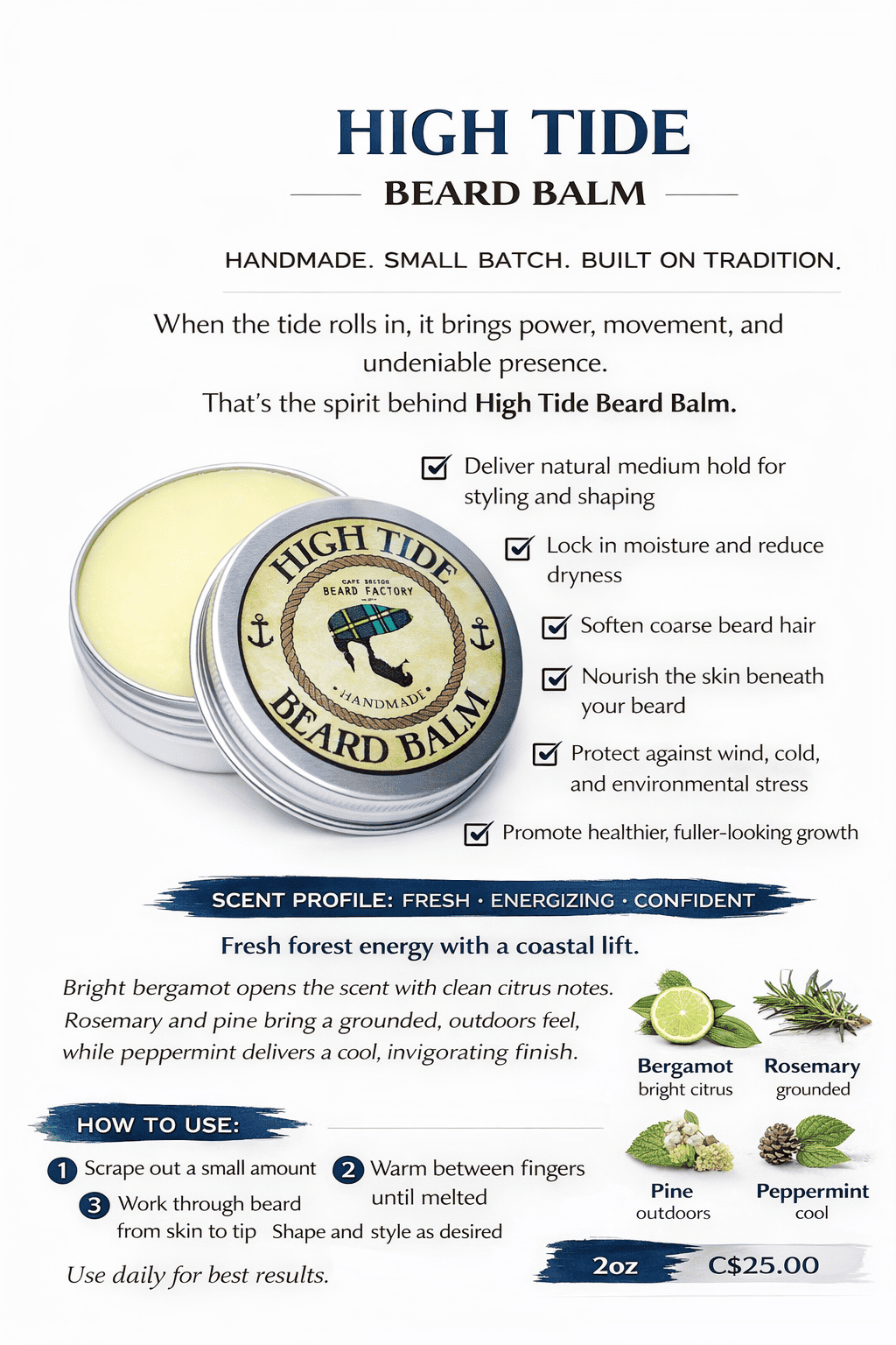 High Tide- Beard Balm