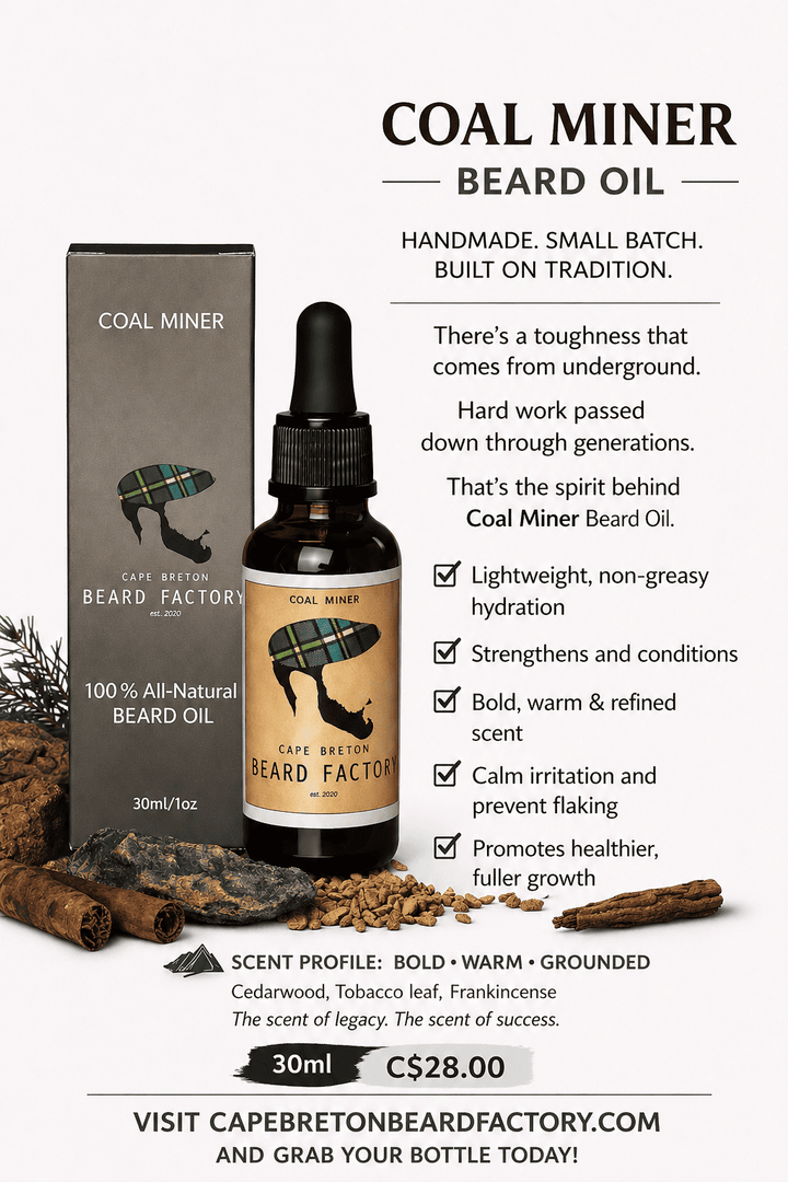 Coal Miner Beard Oil