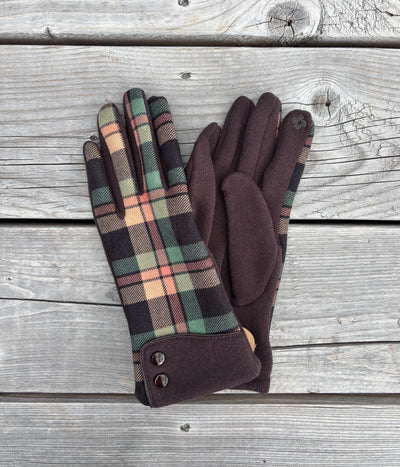 Women's Check Gloves