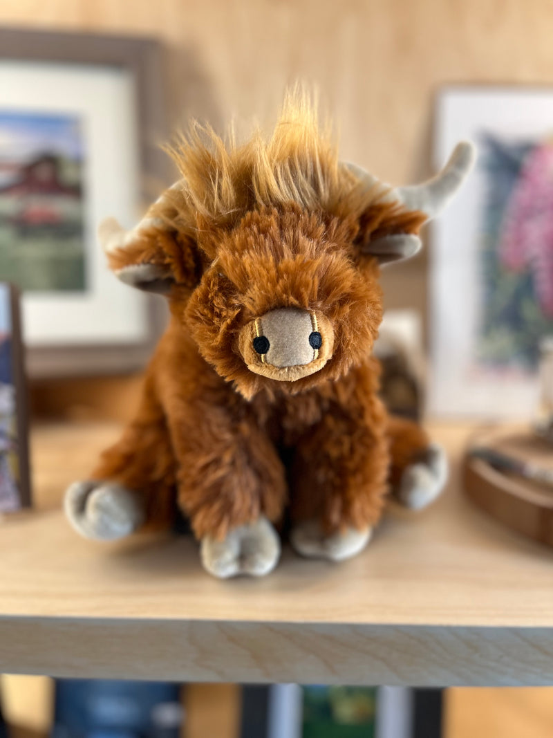 9" Highland Cow Stuffy