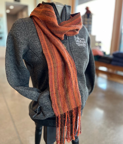 Handwoven Scarf - Autumn Stripes