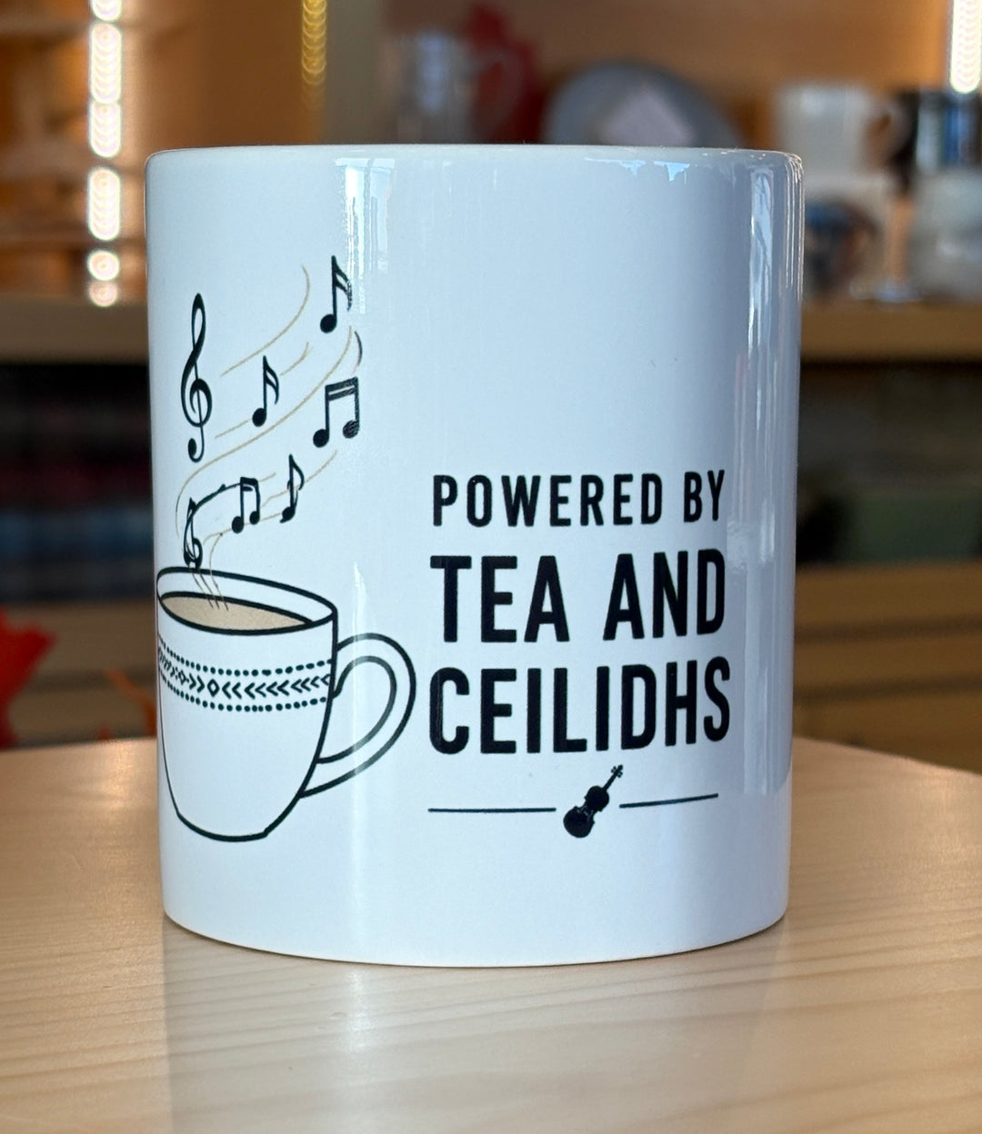 Powered by Tea and Ceilidhs Mug