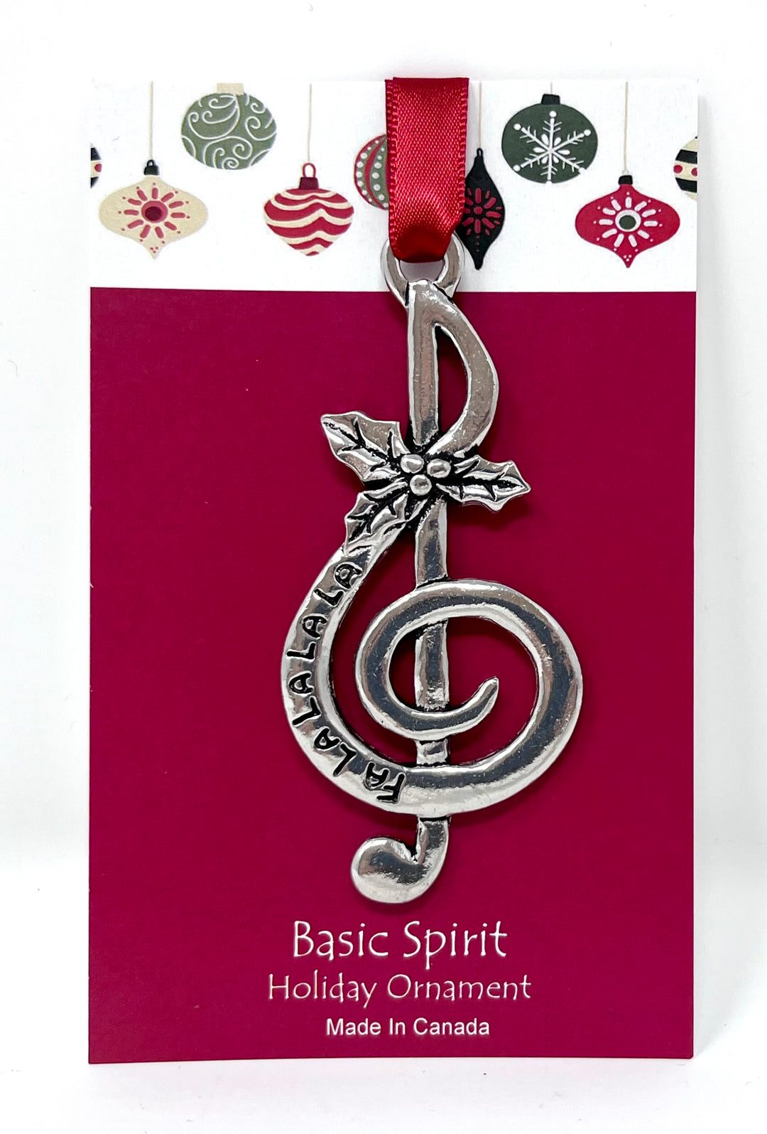 Basic Spirit Pewter Holiday Ornaments