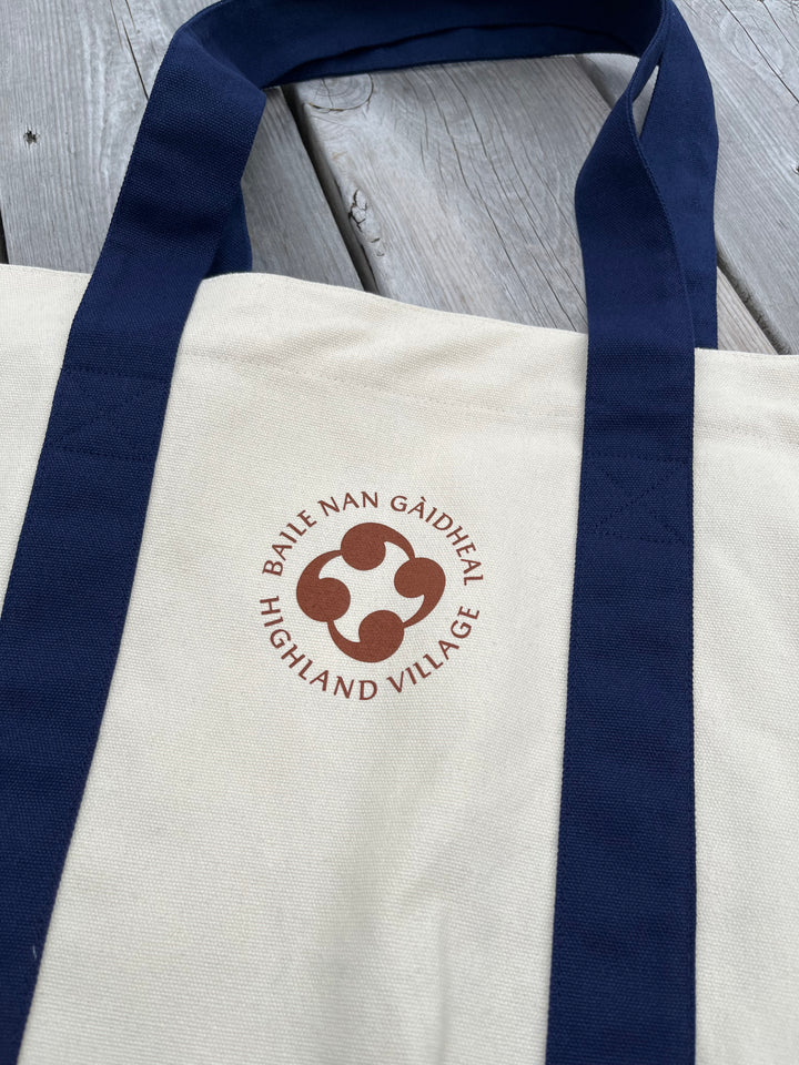 Tote Bag with Baile nan Gàidheal | Highland Village Crest