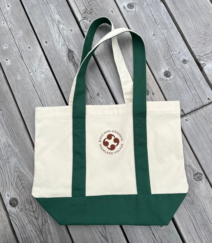 Tote Bag with Baile nan Gàidheal | Highland Village Crest