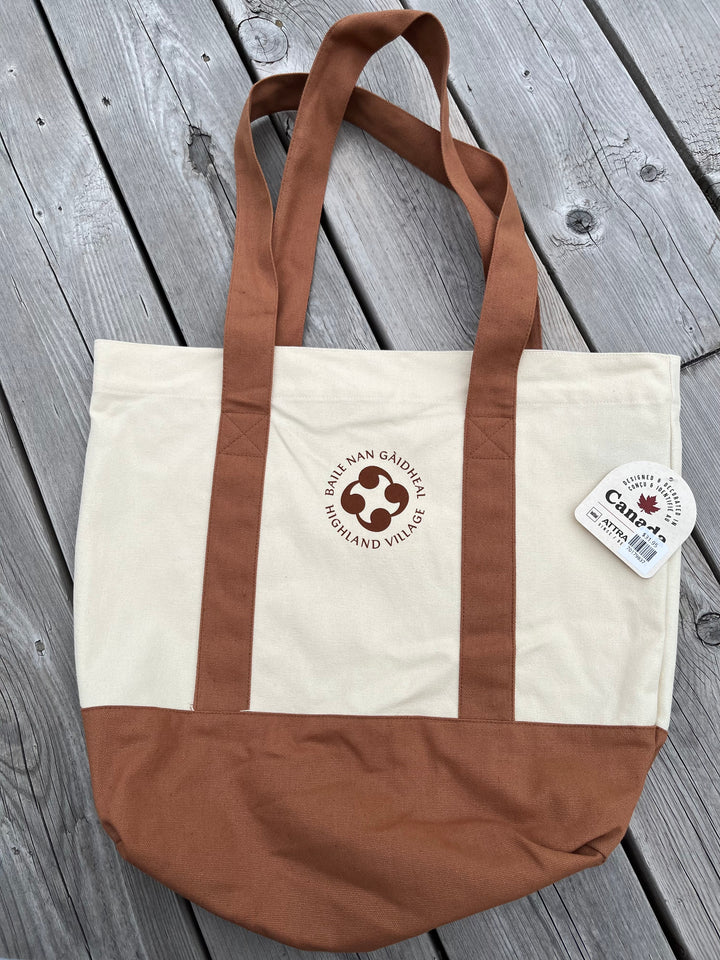 Tote Bag with Baile nan Gàidheal | Highland Village Crest
