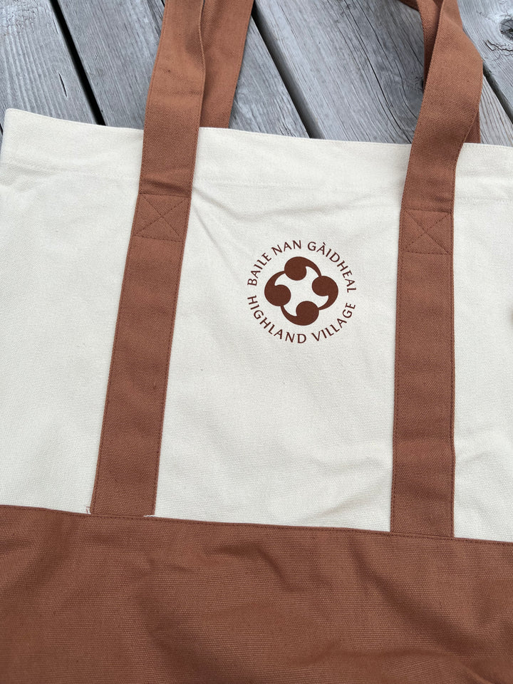 Tote Bag with Baile nan Gàidheal | Highland Village Crest
