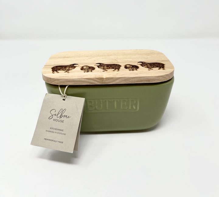 Sheep Butter Dish