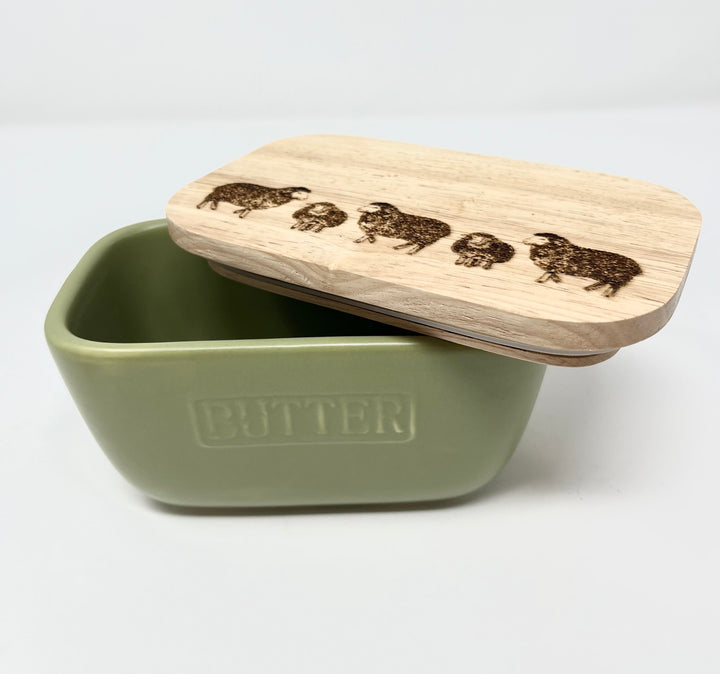 Sheep Butter Dish
