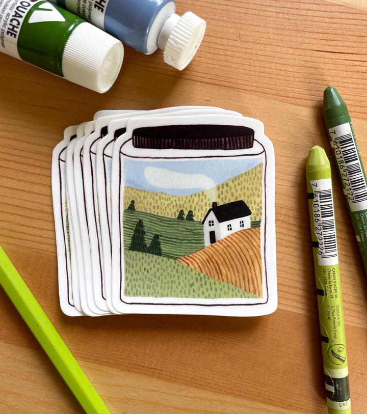 Home is where you make it — Vinyl Sticker