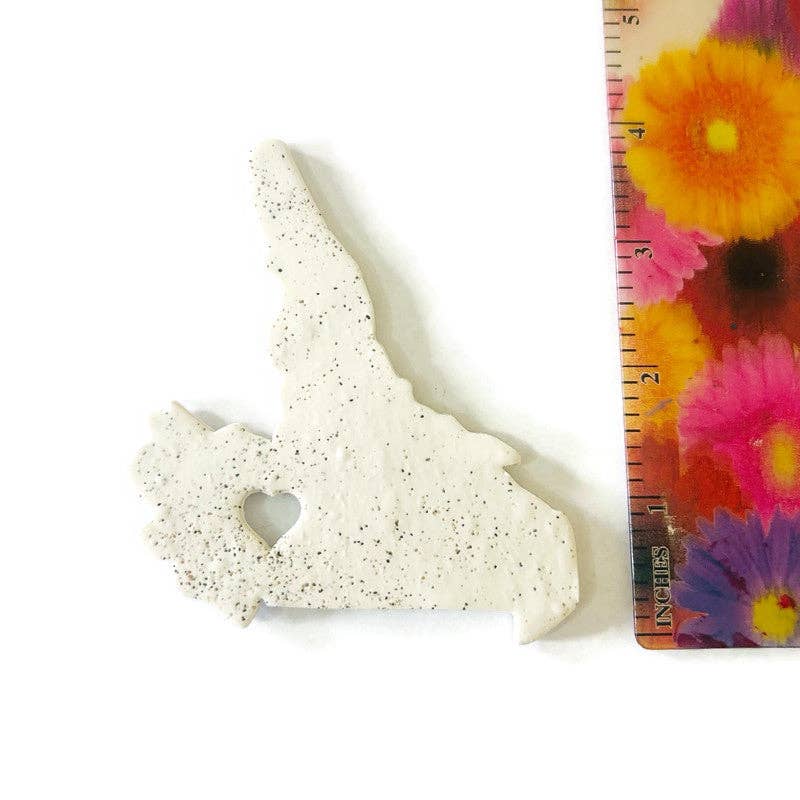 Nova Scotia Fridge Magnet Handmade from Clay & Beach Sand