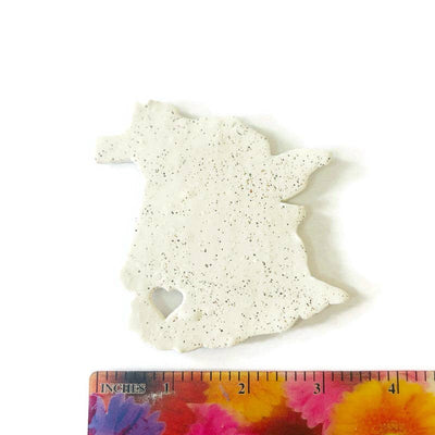 Nova Scotia Fridge Magnet Handmade from Clay & Beach Sand