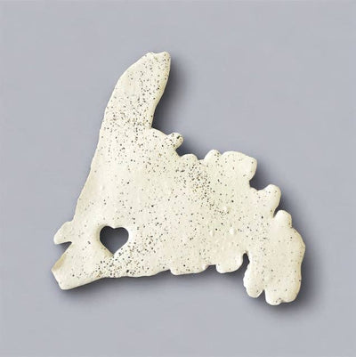 Nova Scotia Fridge Magnet Handmade from Clay & Beach Sand