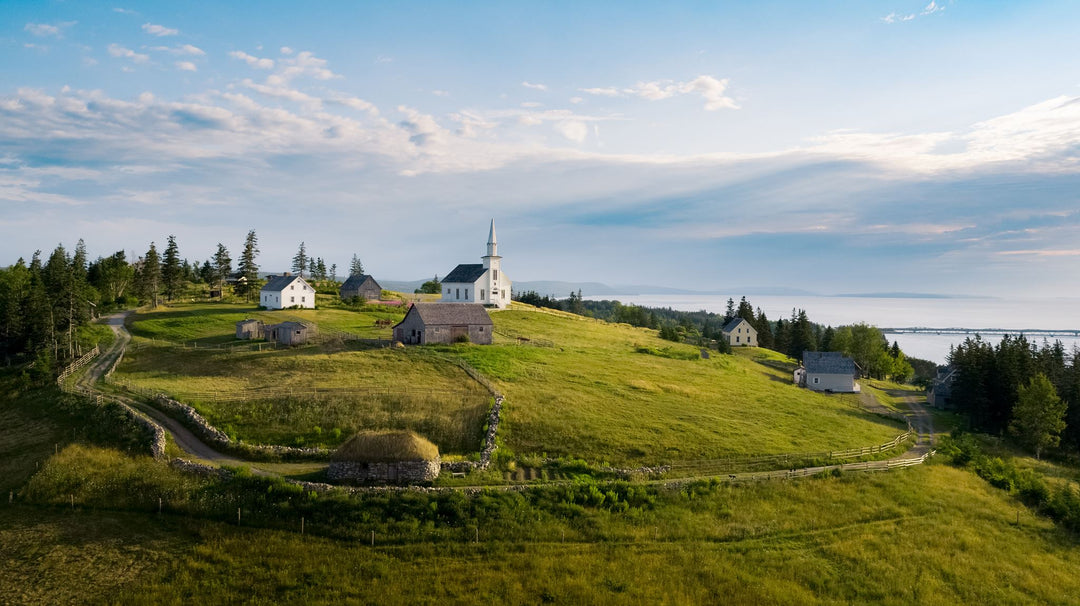 Highland Village Museum aerial view