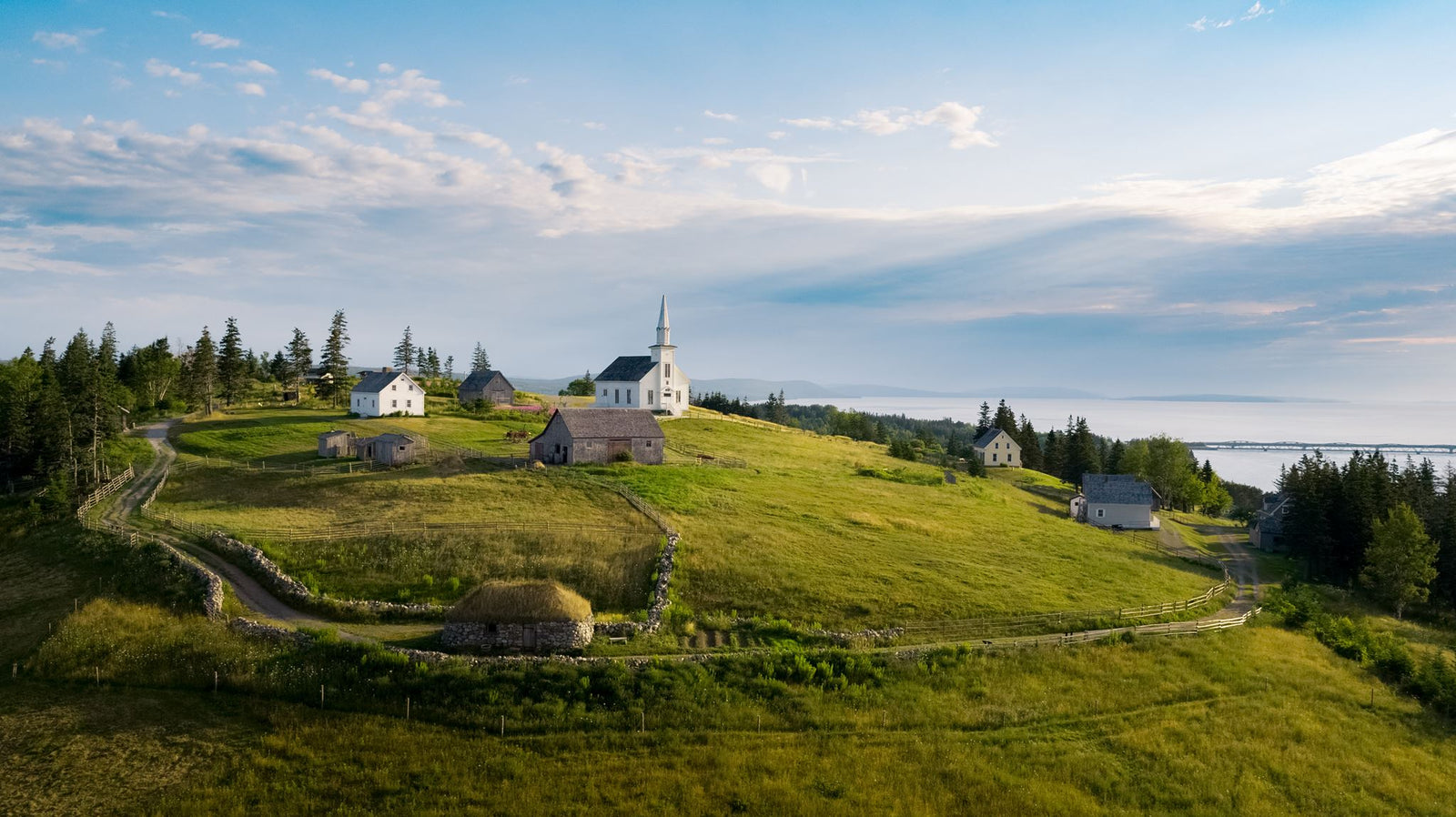 Highland Village Museum aerial view