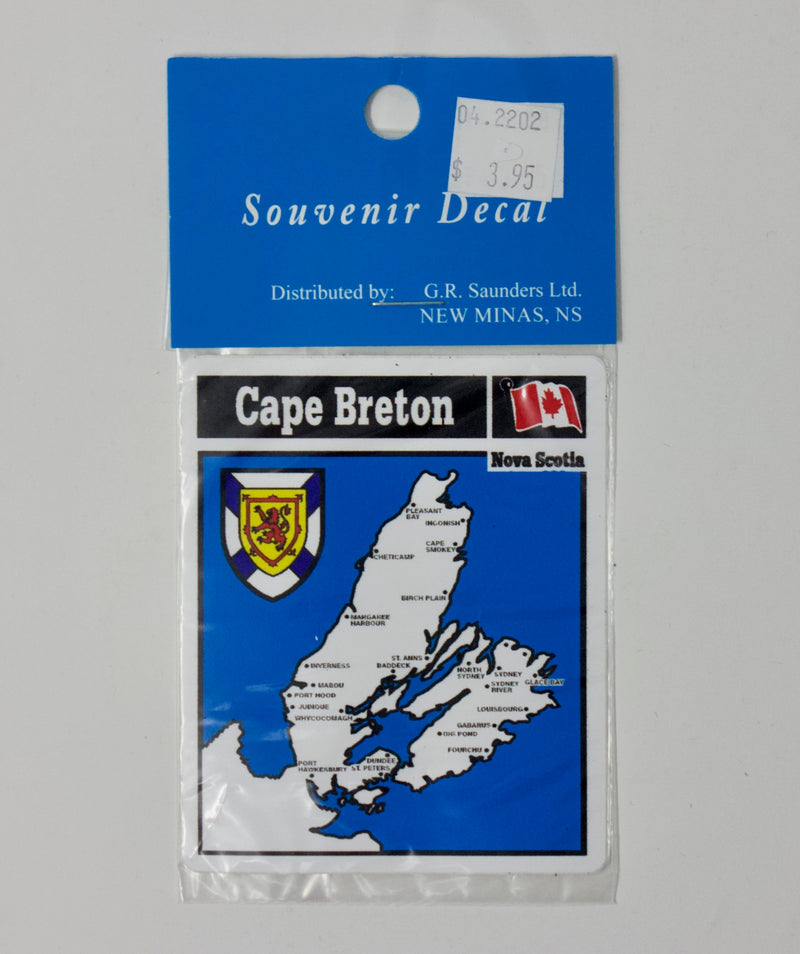 Cape Breton Island Souvenir Decal