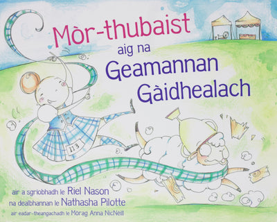 Book Cover- Mòr-thubaist aig na Geamannan Gàidhealach