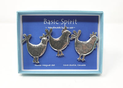 Pewter Hens Magent Set