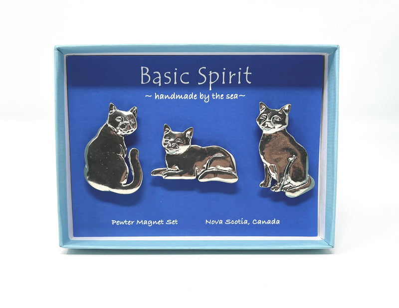 Pewter Cat Magent Set