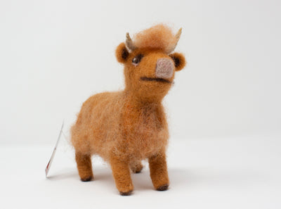 Felted Highland Cow