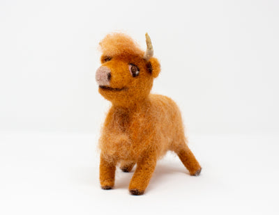 Felted Highland Cow