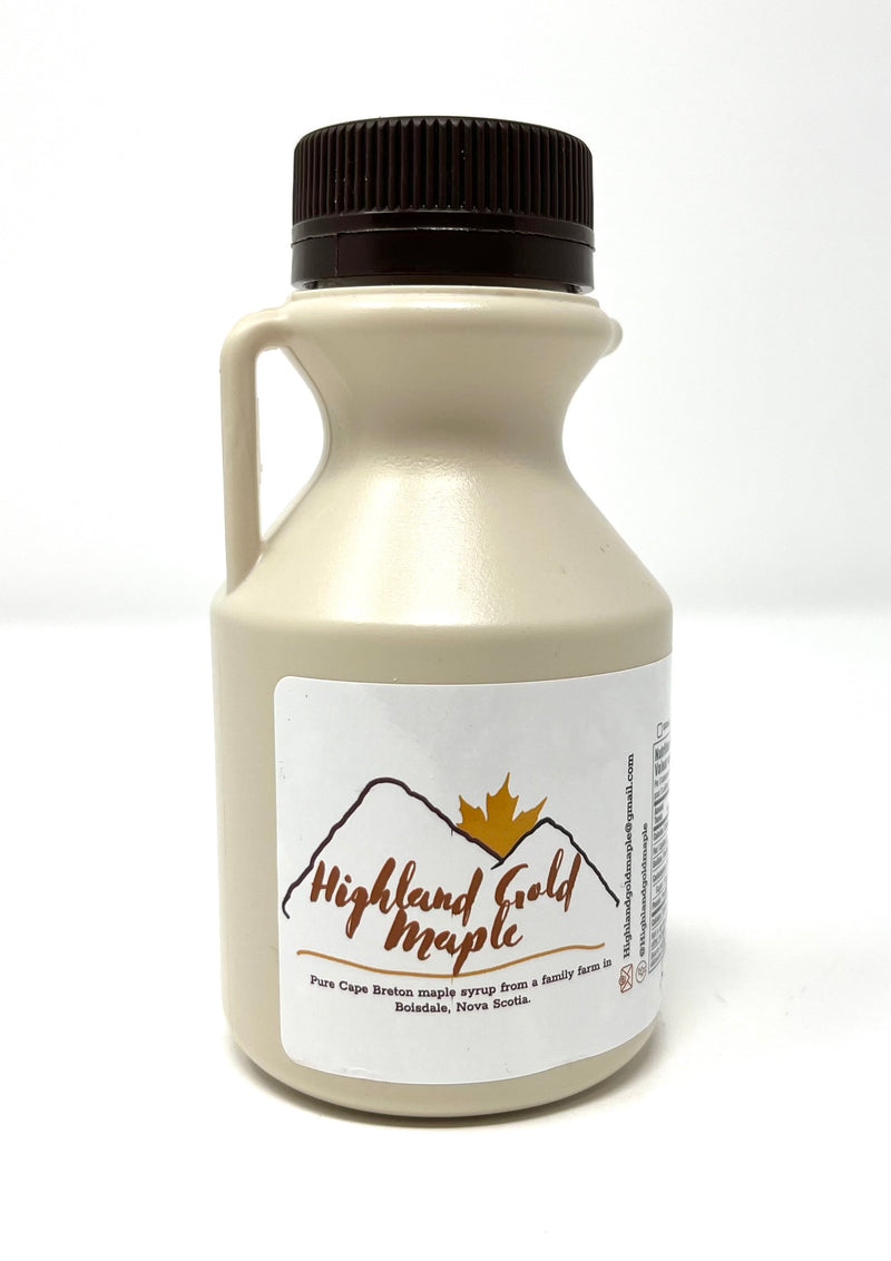 Highland Gold Maple Syrup 250ml. Plastic Jug