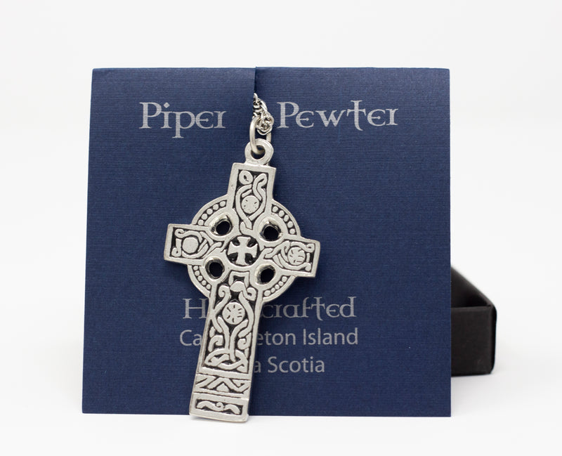 Piper Pewter Celtic Cross Necklace