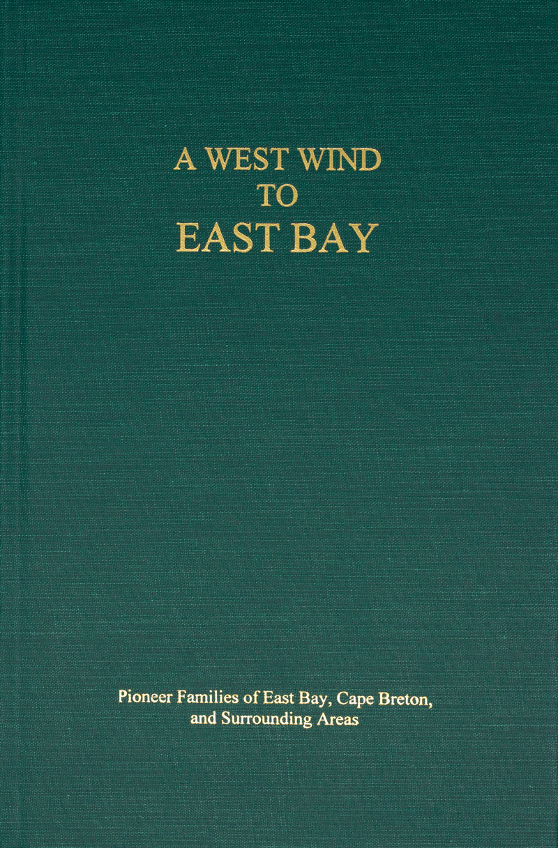 Book describing the pioneer families of East Bay and surrounding areas. Green cover.