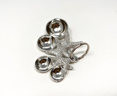Pewter Measuring Spoons- Starfish Design