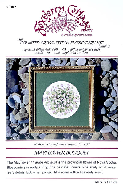 Mayflower Bouquet Cross Stitch Kit