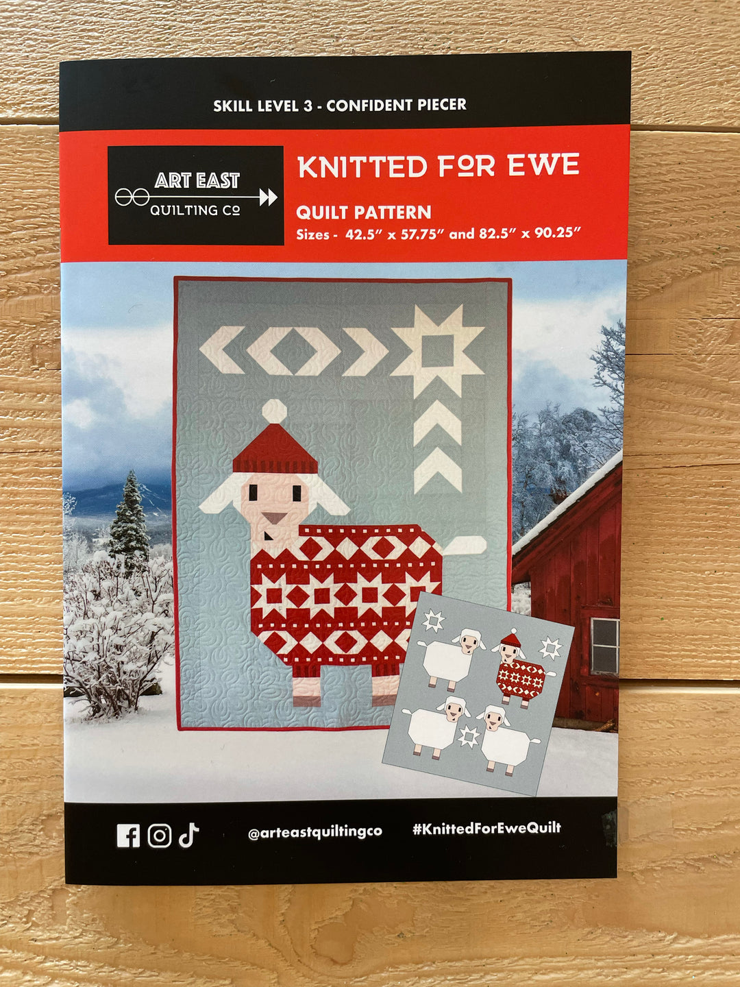 Knitted For Ewe Quilt Pattern