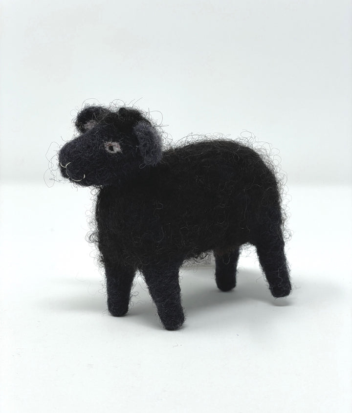 Felted Black Sheep 