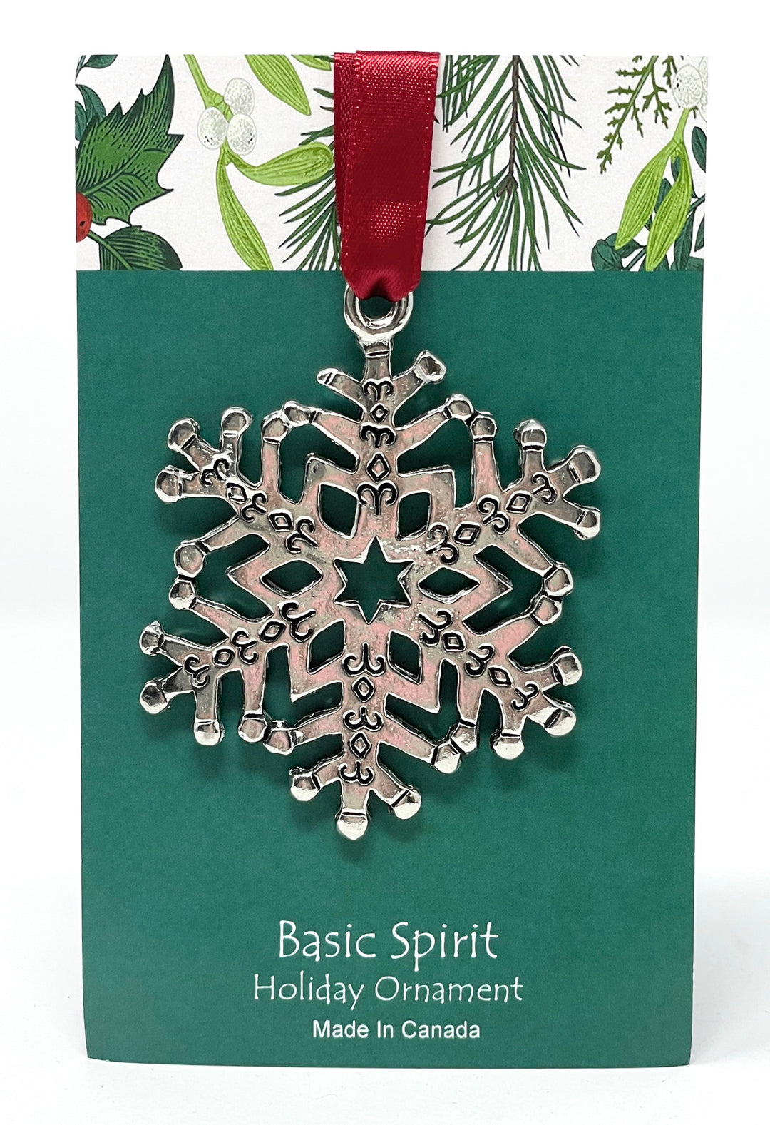 Pewter Snowflake Ornament 