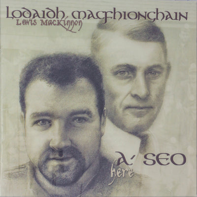 CD Cover- A' Seo | Here. Two male portraits on the cover. 